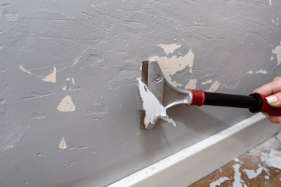 House paint peeling removal